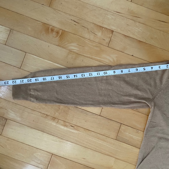 Soft Warm Brown Long Cardigan with Pockets - Picture 9 of 12